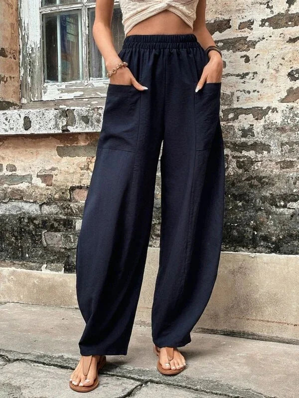 Karolin - Schicke Hosen für Damen hellblau