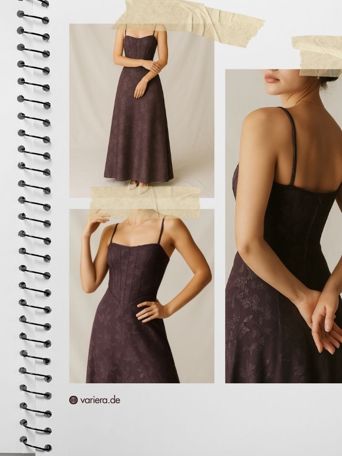 Katharina- Elegante Kleid Mit Klassischer Silhouette