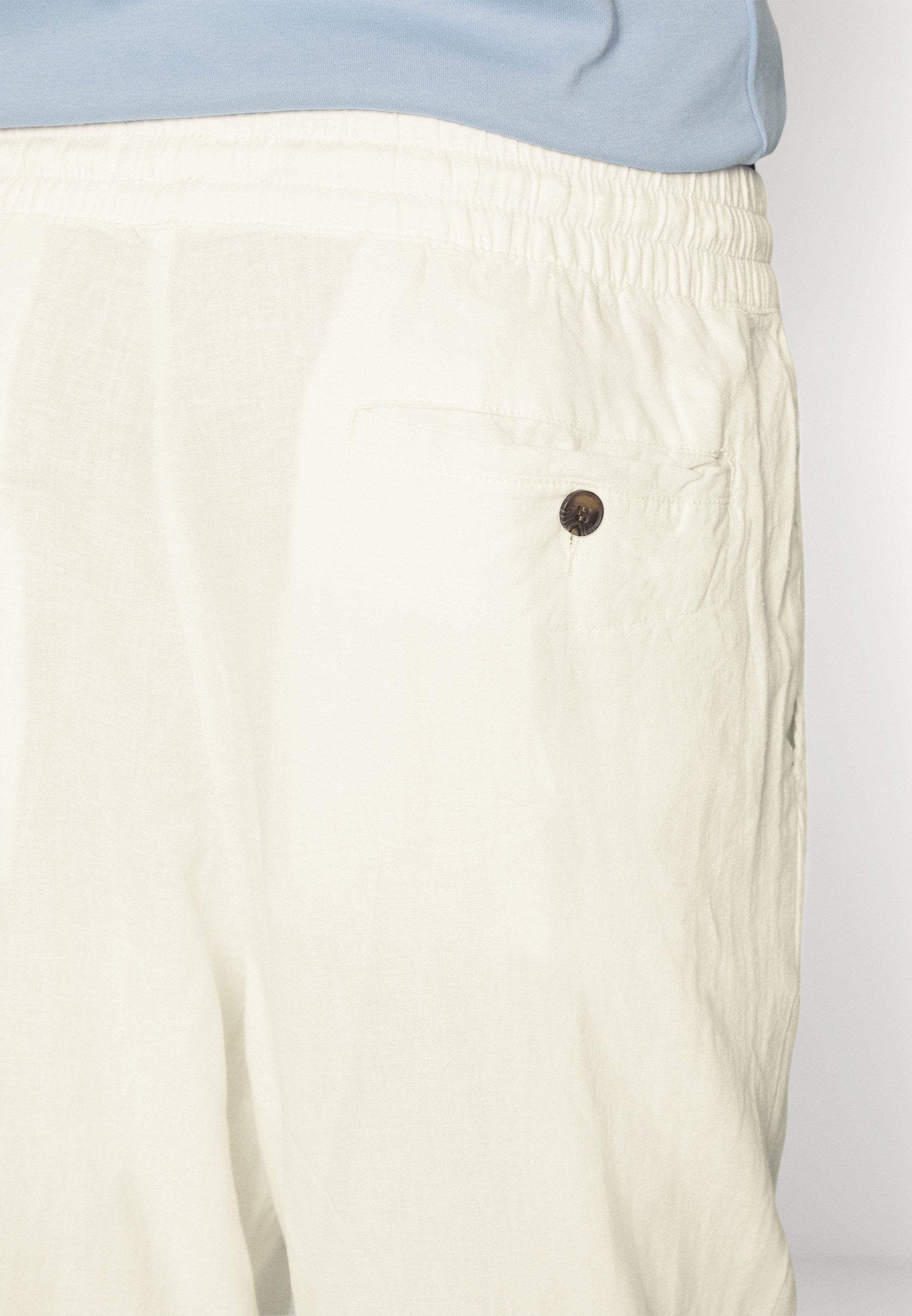 Kilian – Leinenhose Herren Weiß Jogger Stil Sommerleicht