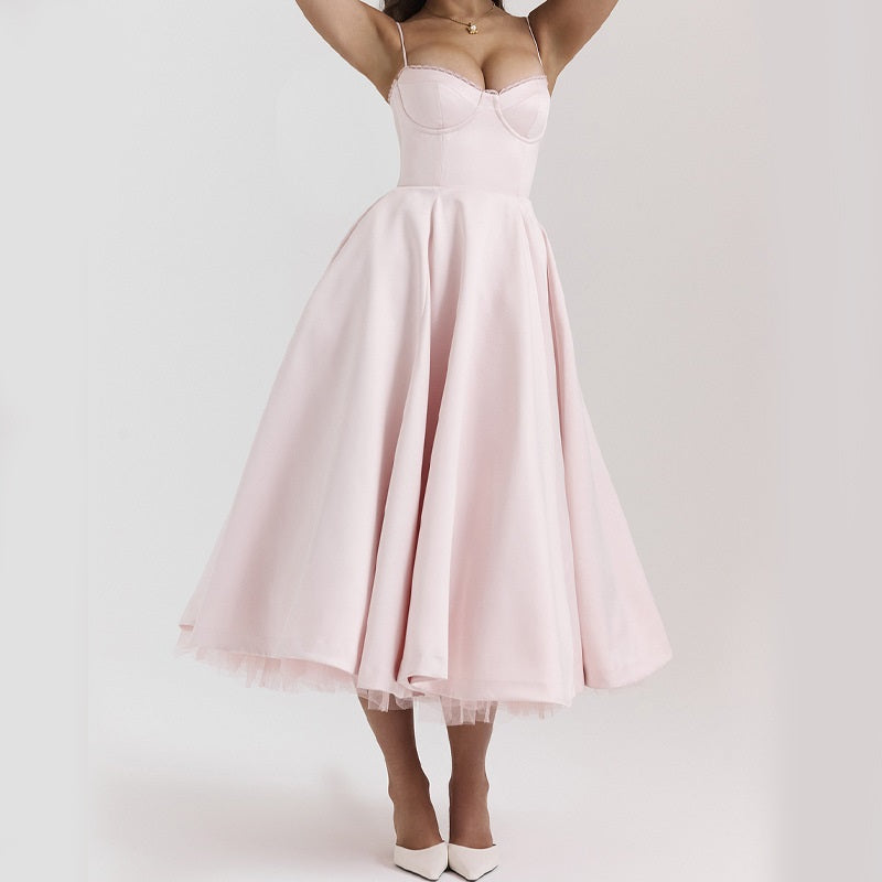 Kirsten - Eleganz Rock Stilvoll & Verführerisch Rosa