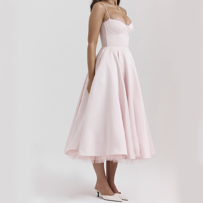 Kirsten - Eleganz Rock Stilvoll & Verführerisch Rosa 1