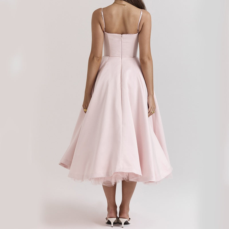 Kirsten - Eleganz Rock Stilvoll & Verführerisch Rosa 3