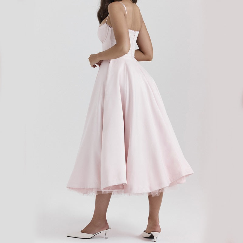 Kirsten - Eleganz Rock Stilvoll & Verführerisch Rosa 8