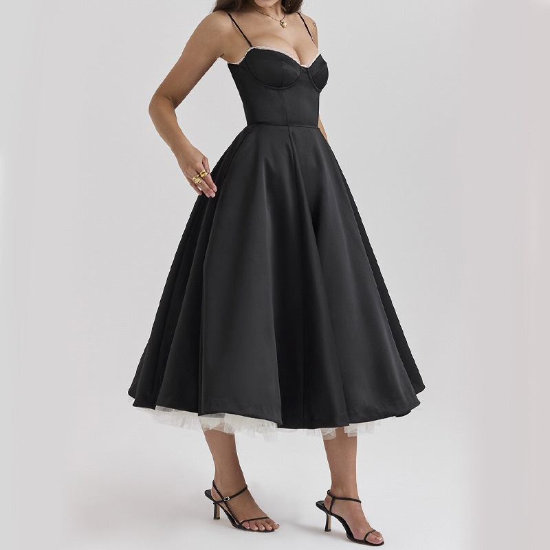 Kirsten - Eleganz Rock Stilvoll & Verführerisch Schwarz 1