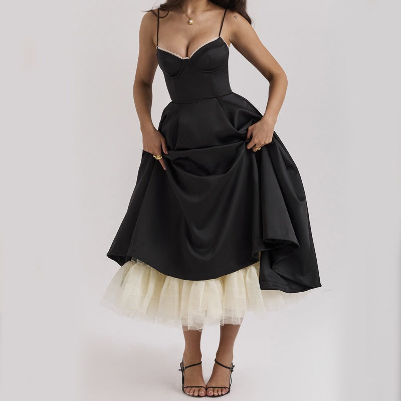 Kirsten - Eleganz Rock Stilvoll & Verführerisch Schwarz 3