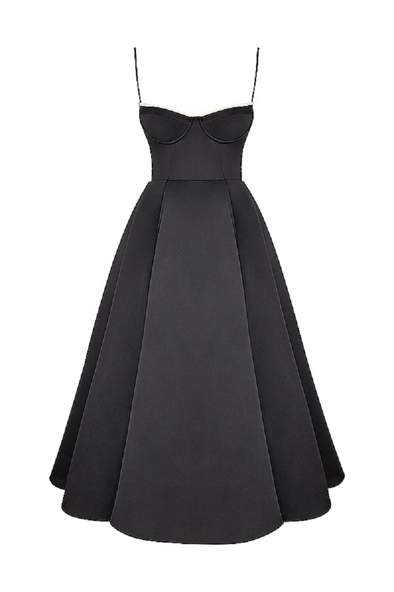 Kirsten - Eleganz Rock Stilvoll & Verführerisch Schwarz 4
