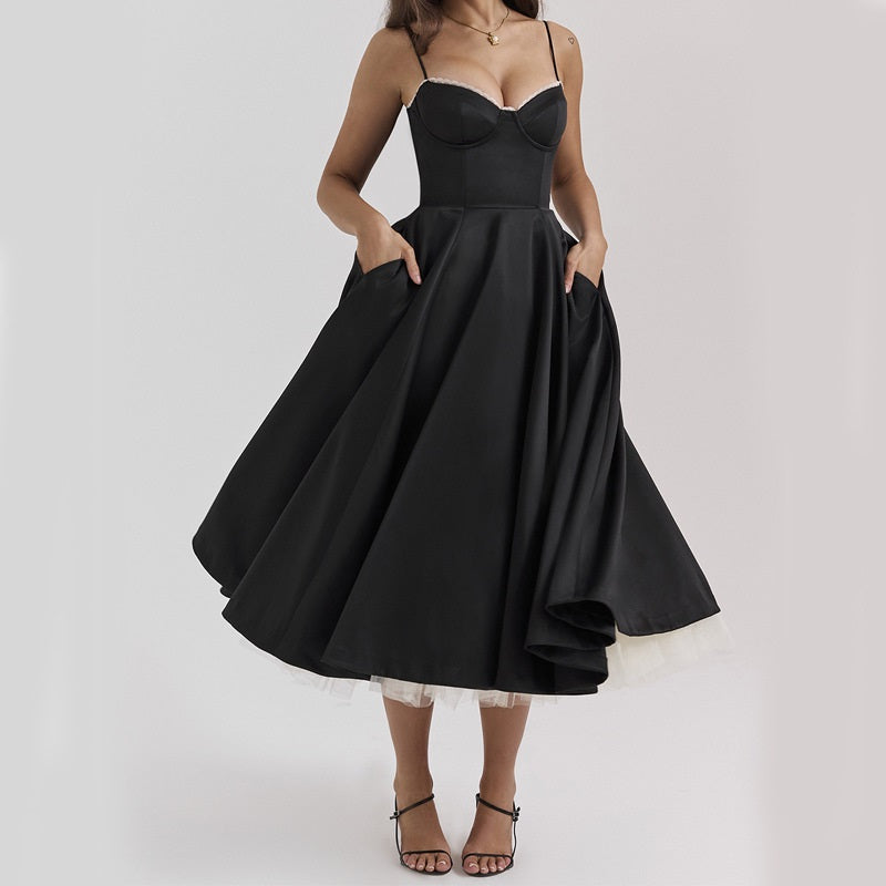 Kirsten - Eleganz Rock Stilvoll & Verführerisch Schwarz 6