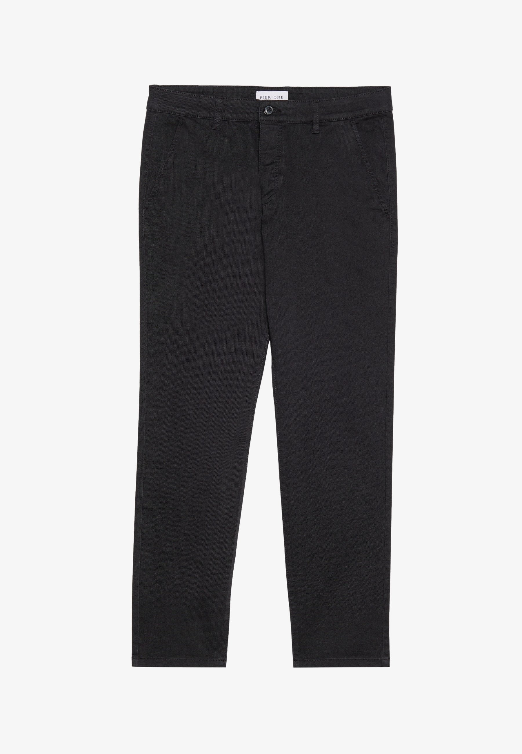 Klaus – Chinohose Herren Schwarz Zeitlos Elegant Alltag