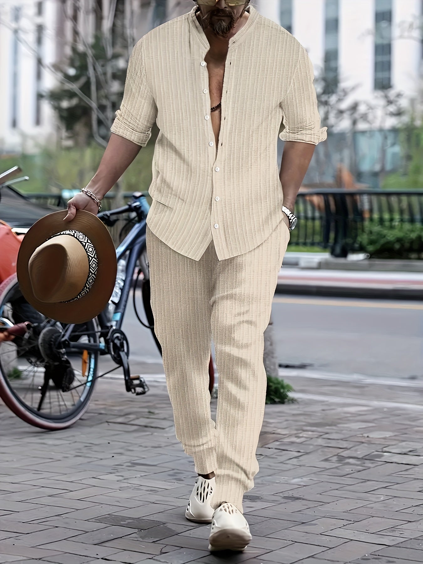 Kurt - Klassisches Set für Herren Beige