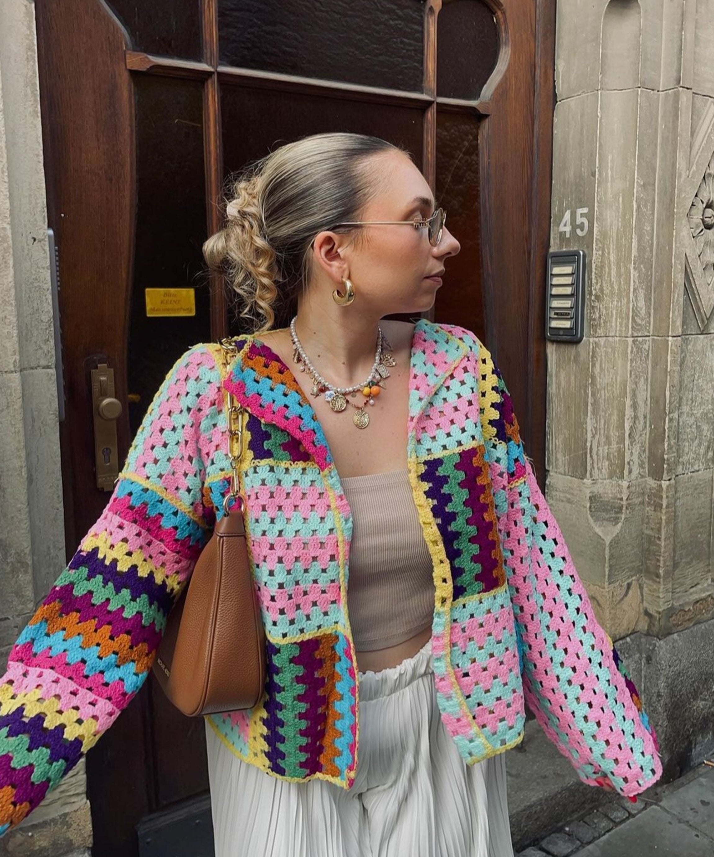Kyra - Strickjacke Bunt