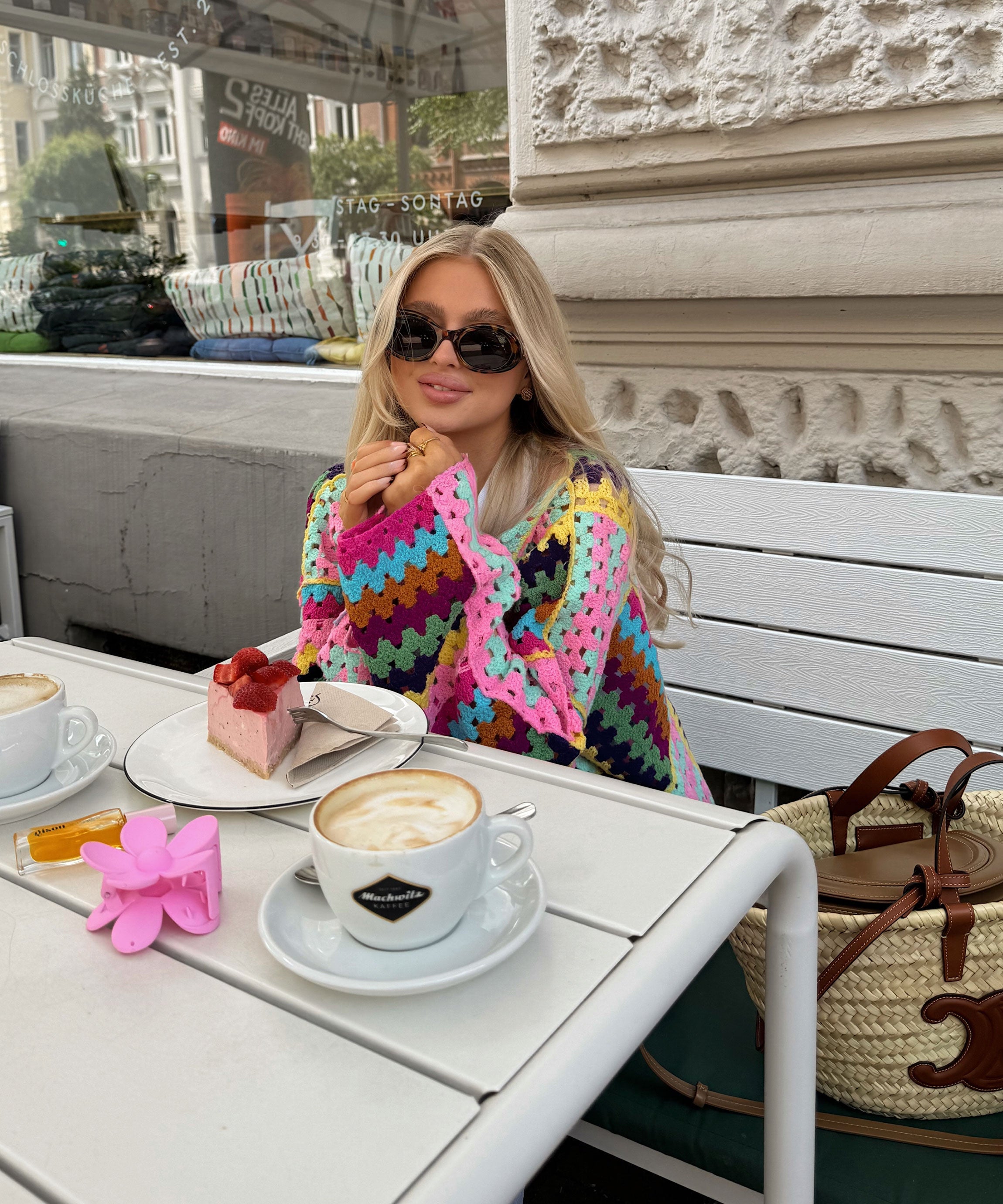 Kyra - Strickjacke Bunt