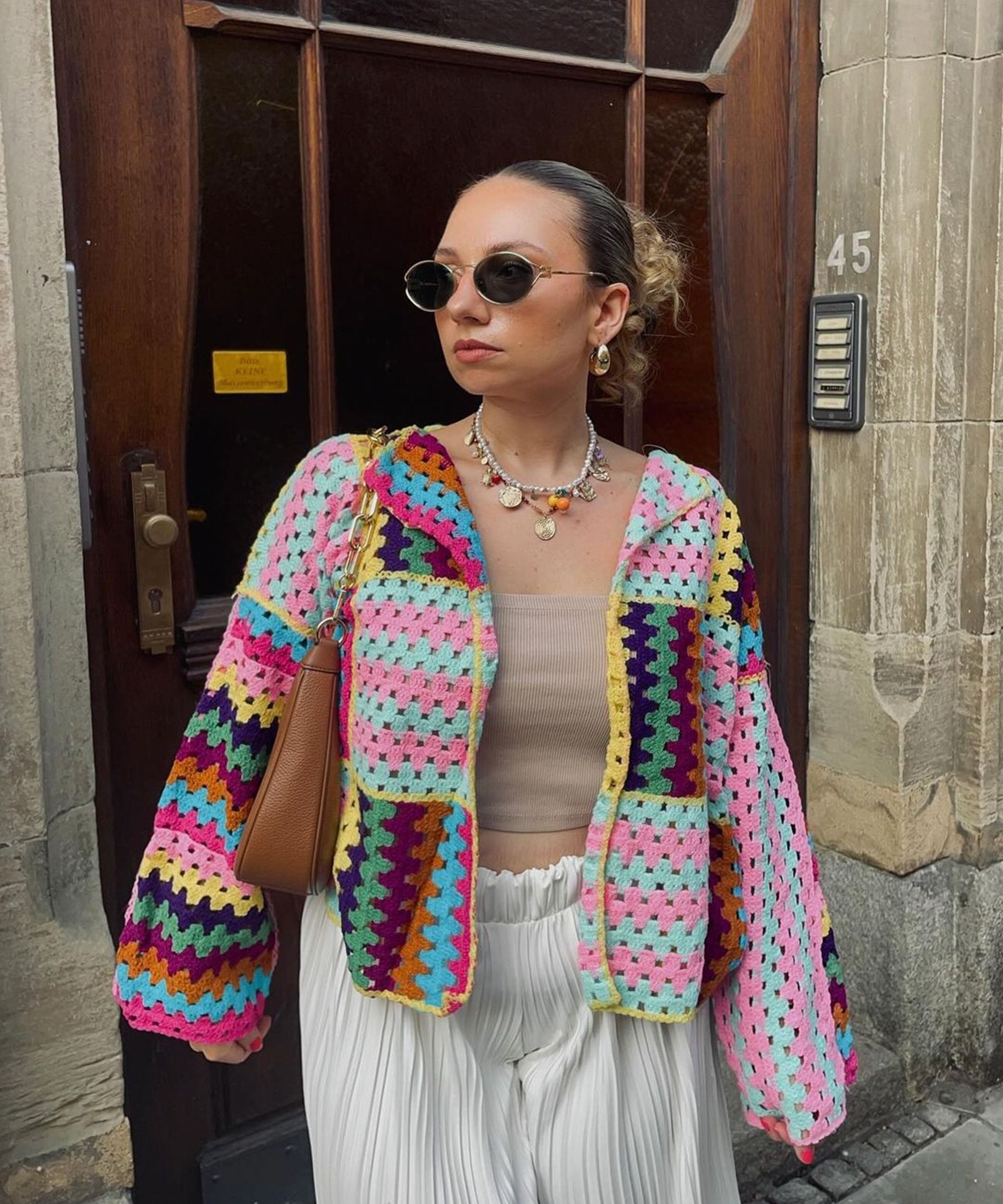 Kyra - Strickjacke Bunt
