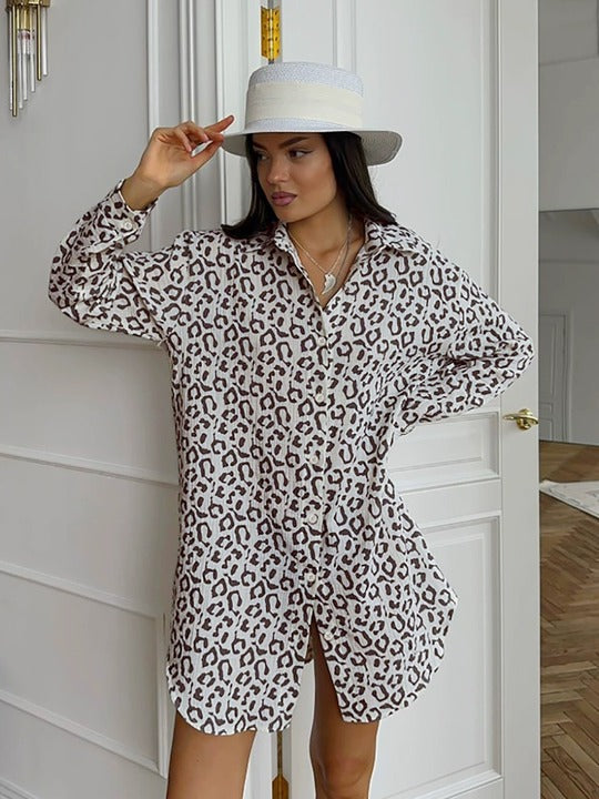 Leo- Musselin bluse oversize