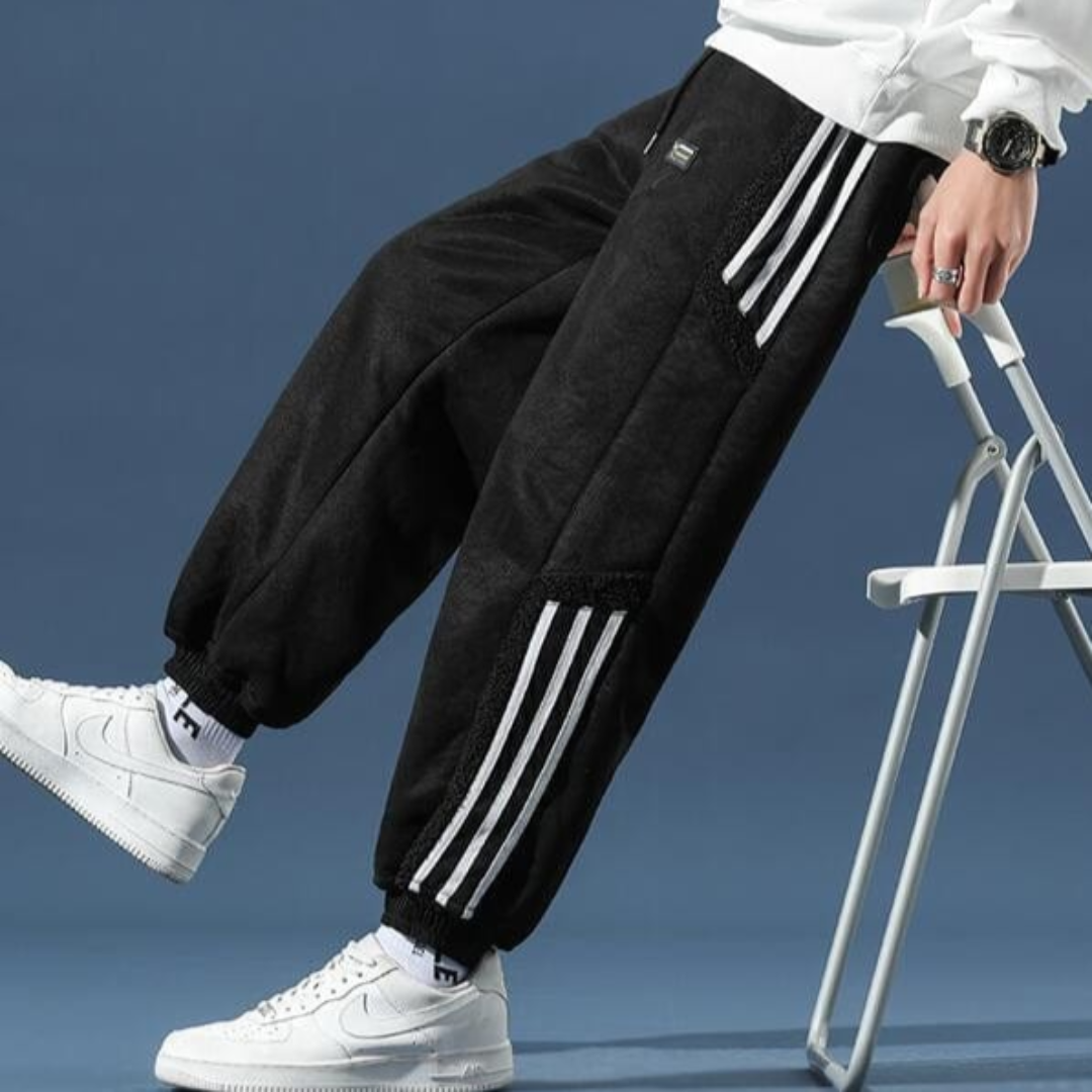 Leon – Lässige Jogger-Hose für Herren Schwarz
