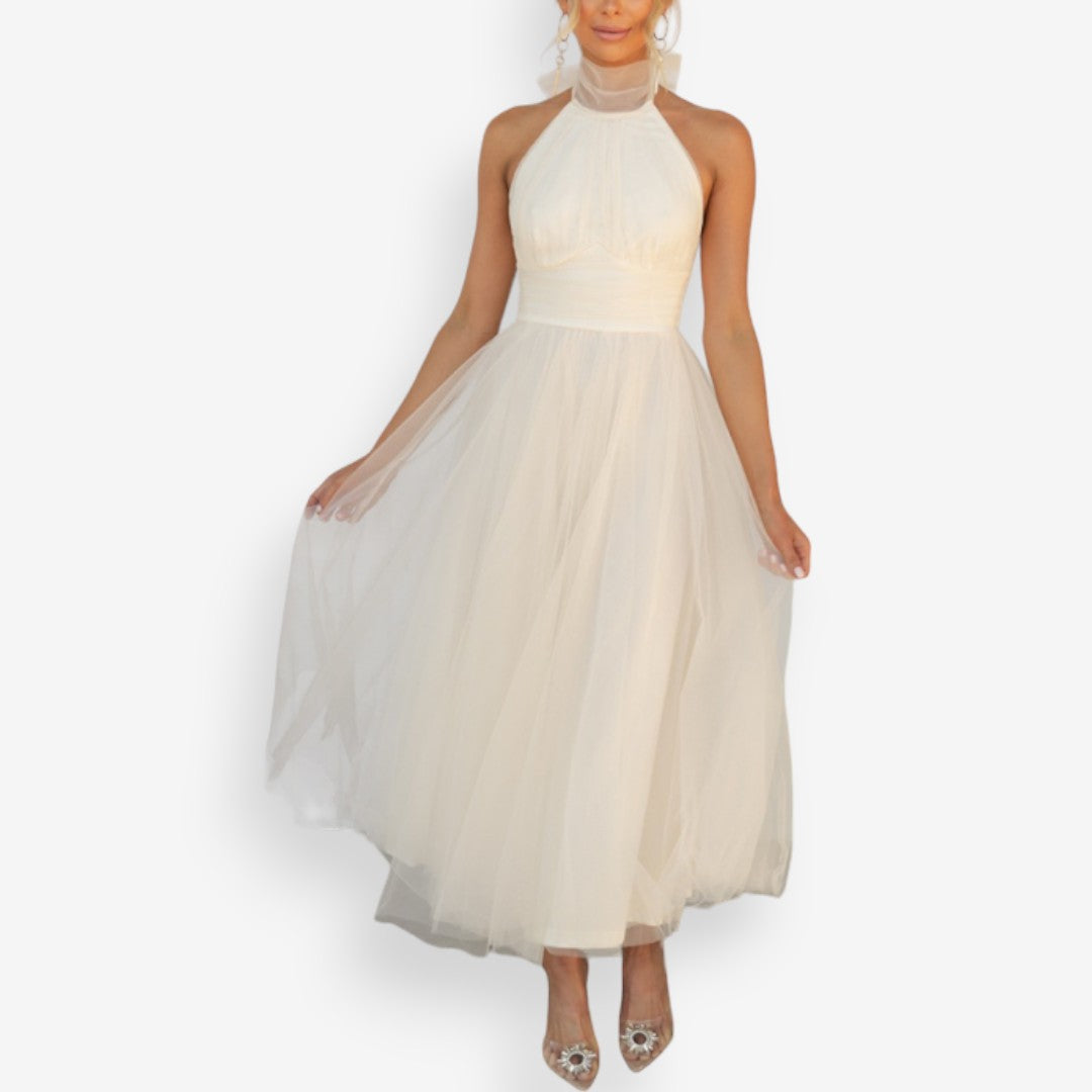Levera - Elegantes Prinzessinnenkleid Beige