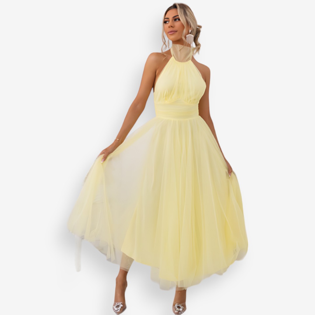 Levera - Elegantes Prinzessinnenkleid Gelb