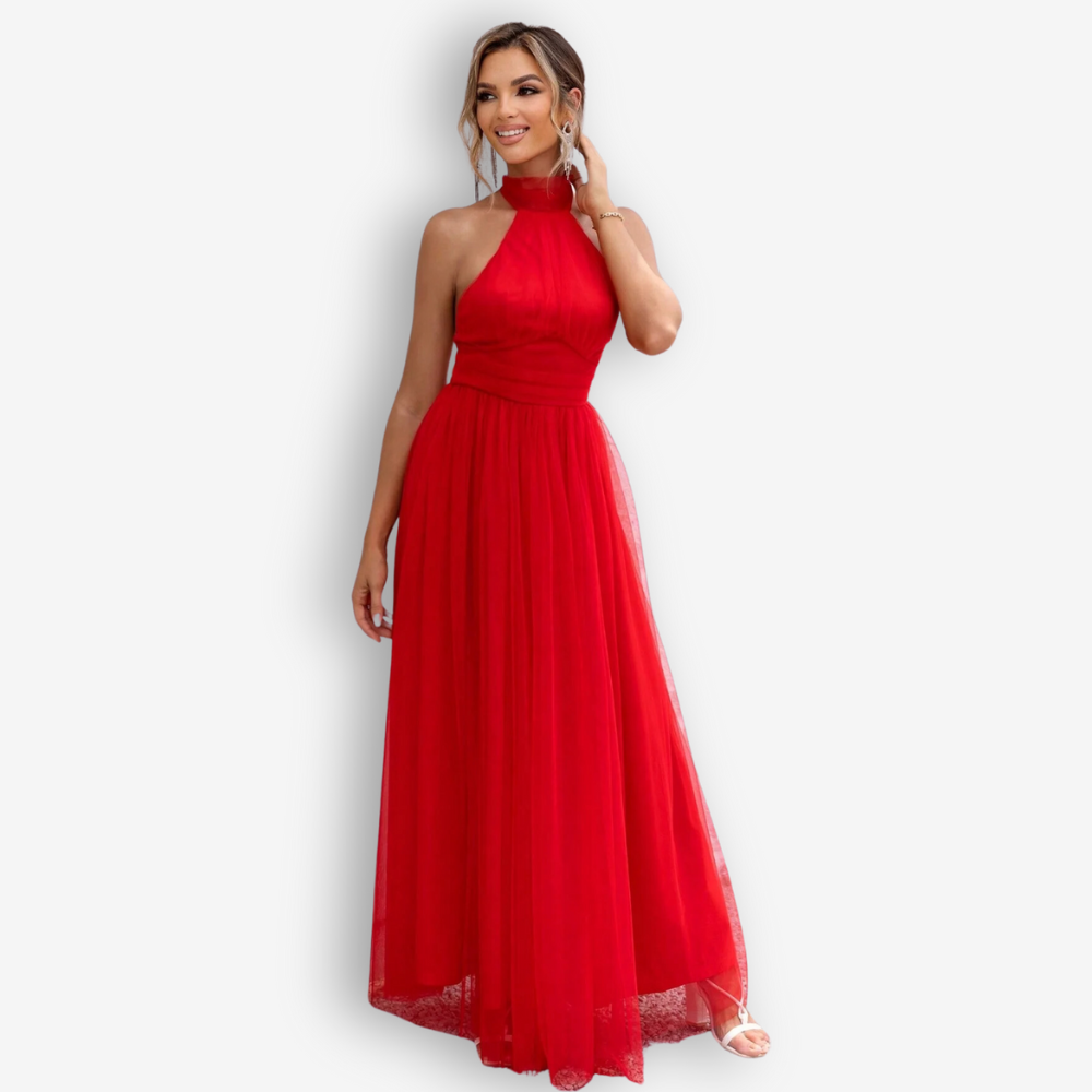 Levera - Elegantes Prinzessinnenkleid Rot