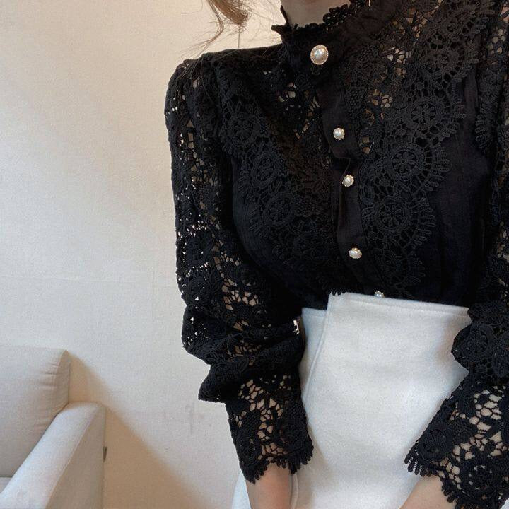 Lilo - Klassisch Elegant Spitzenbluse 3