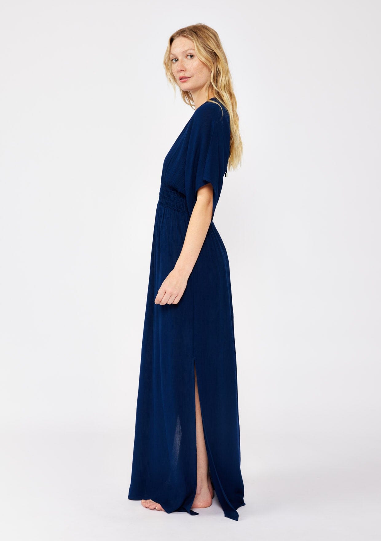 Qiana - Starchild Kimono Ärmeln Maxi Kleid