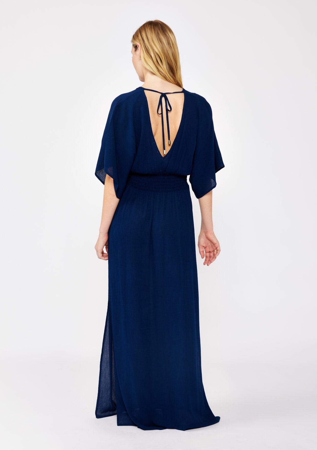 Qiana - Starchild Kimono Ärmeln Maxi Kleid