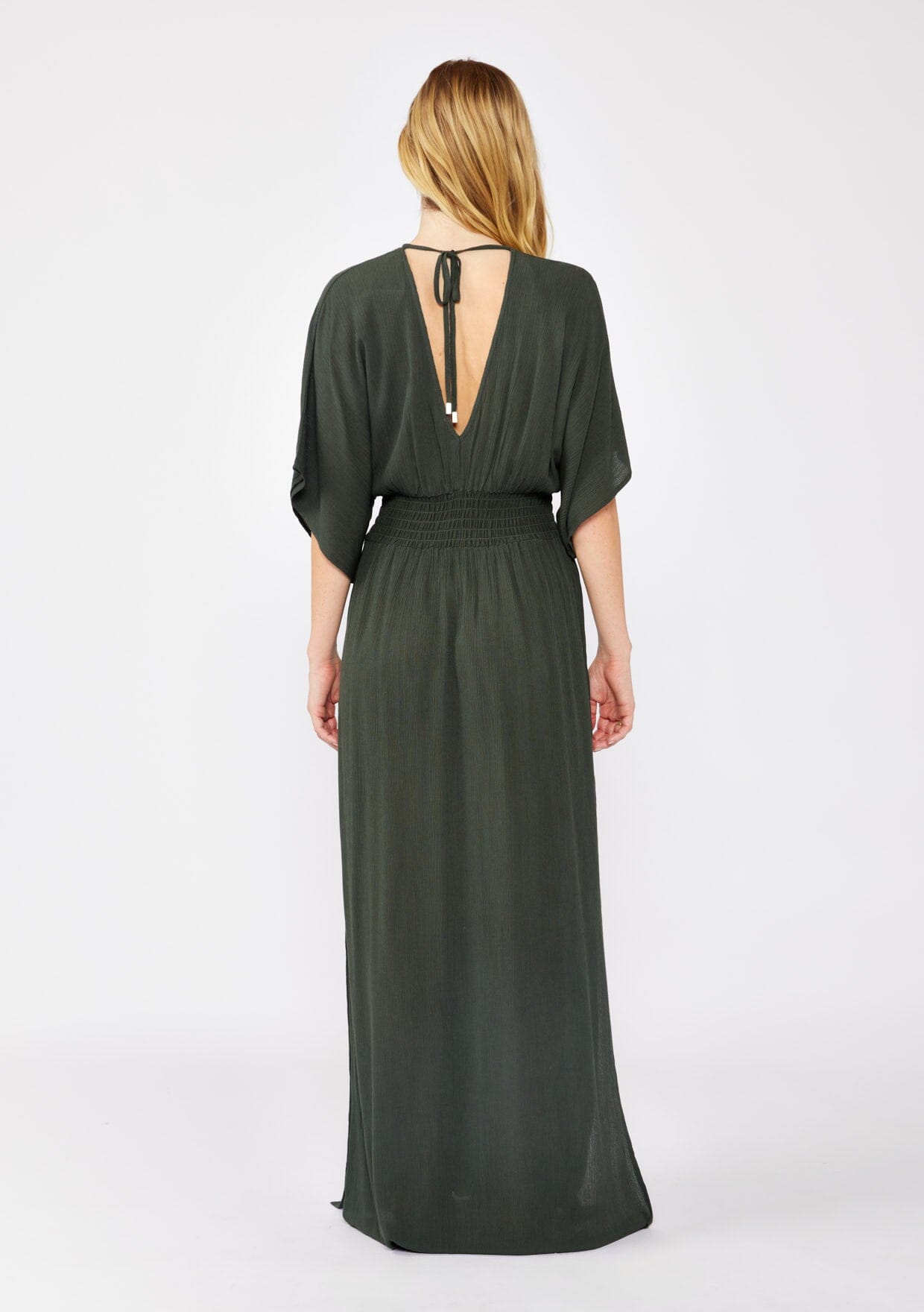 Qiana - Starchild Kimono Ärmeln Maxi Kleid
