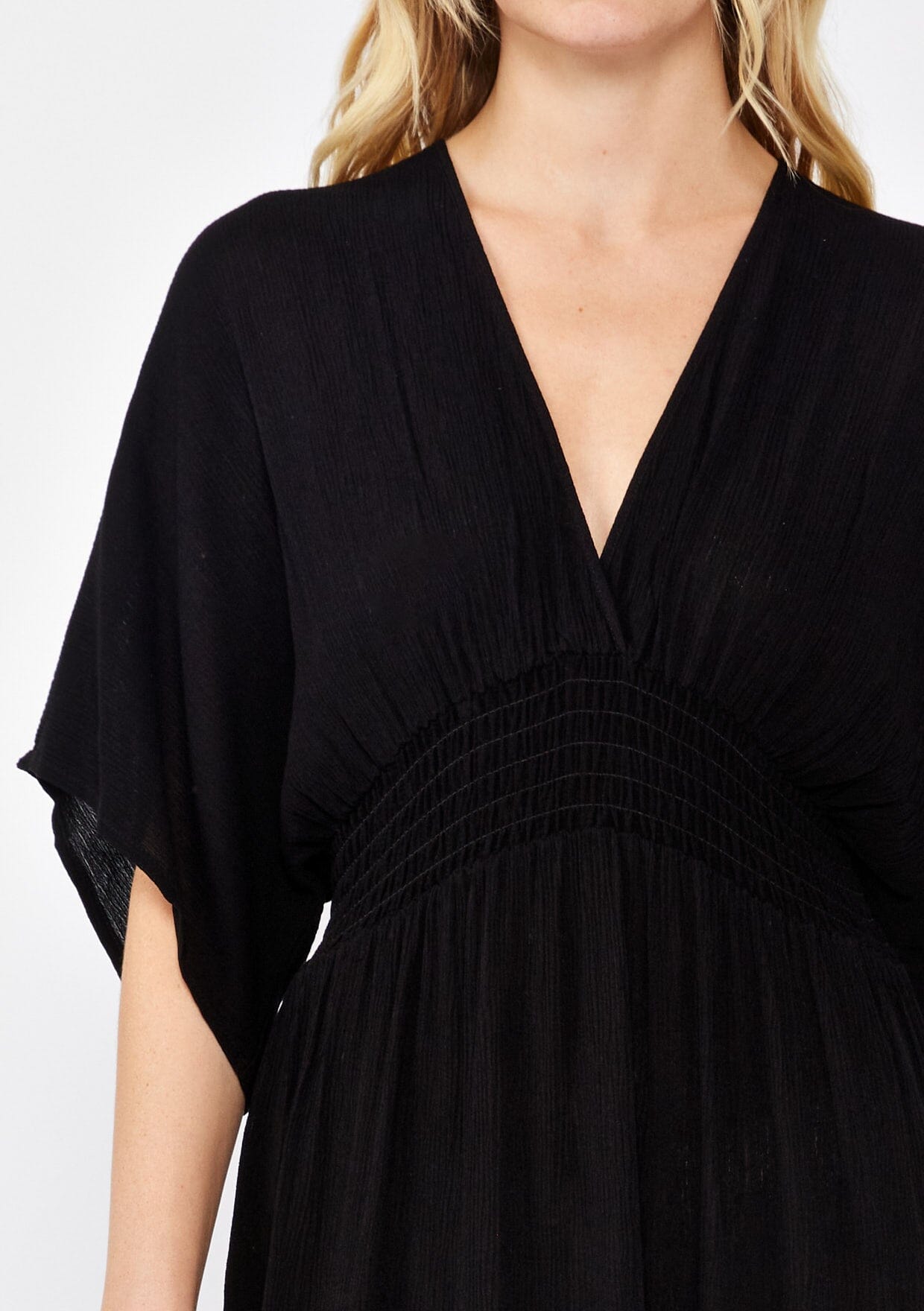 Qiana - Starchild Kimono Ärmeln Maxi Kleid