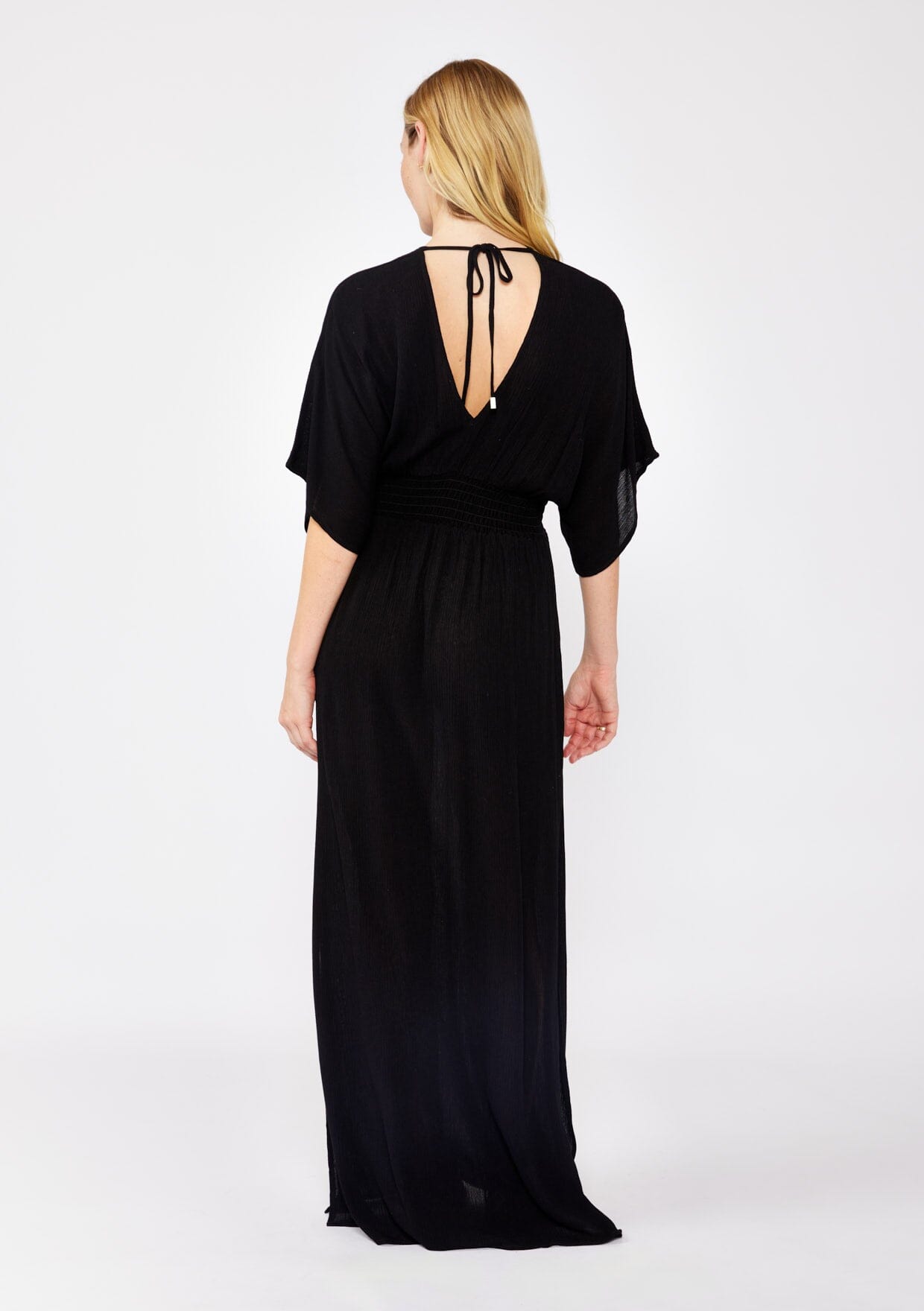 Qiana - Starchild Kimono Ärmeln Maxi Kleid