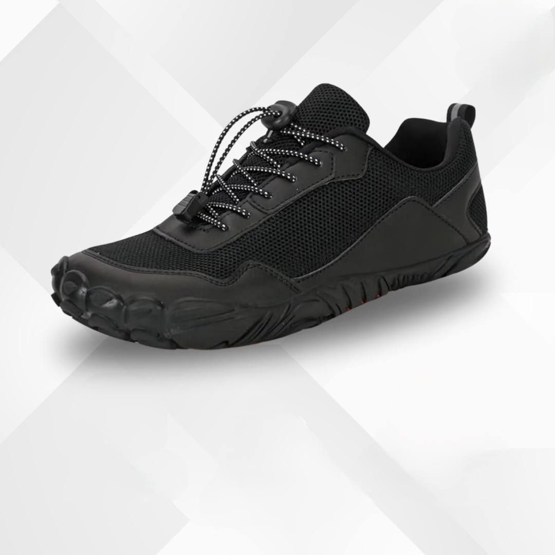 Marcel- Wasserdichte orthopädische Barfuß Schuhe Schwarz