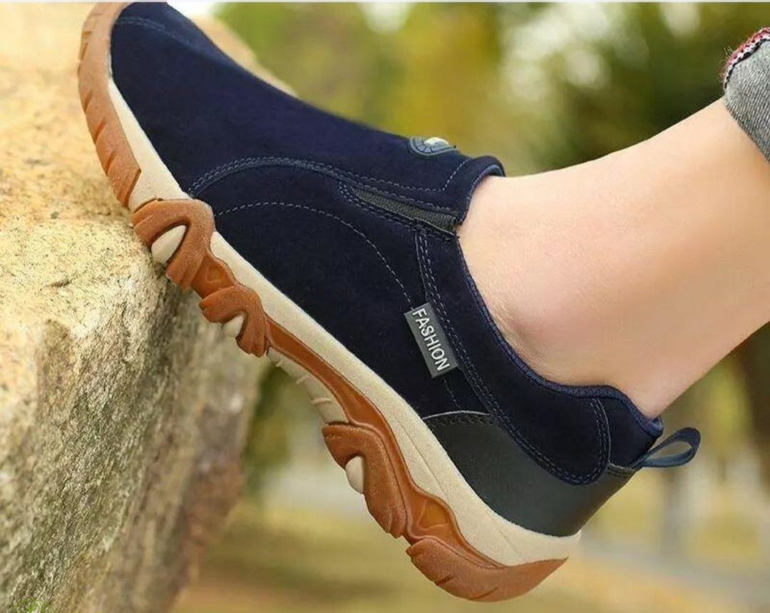 Marcus- Orthopädische Barfuß Komfortschuhe Blau 1