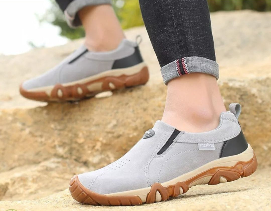 Marcus- Orthopädische Barfuß Komfortschuhe Grau