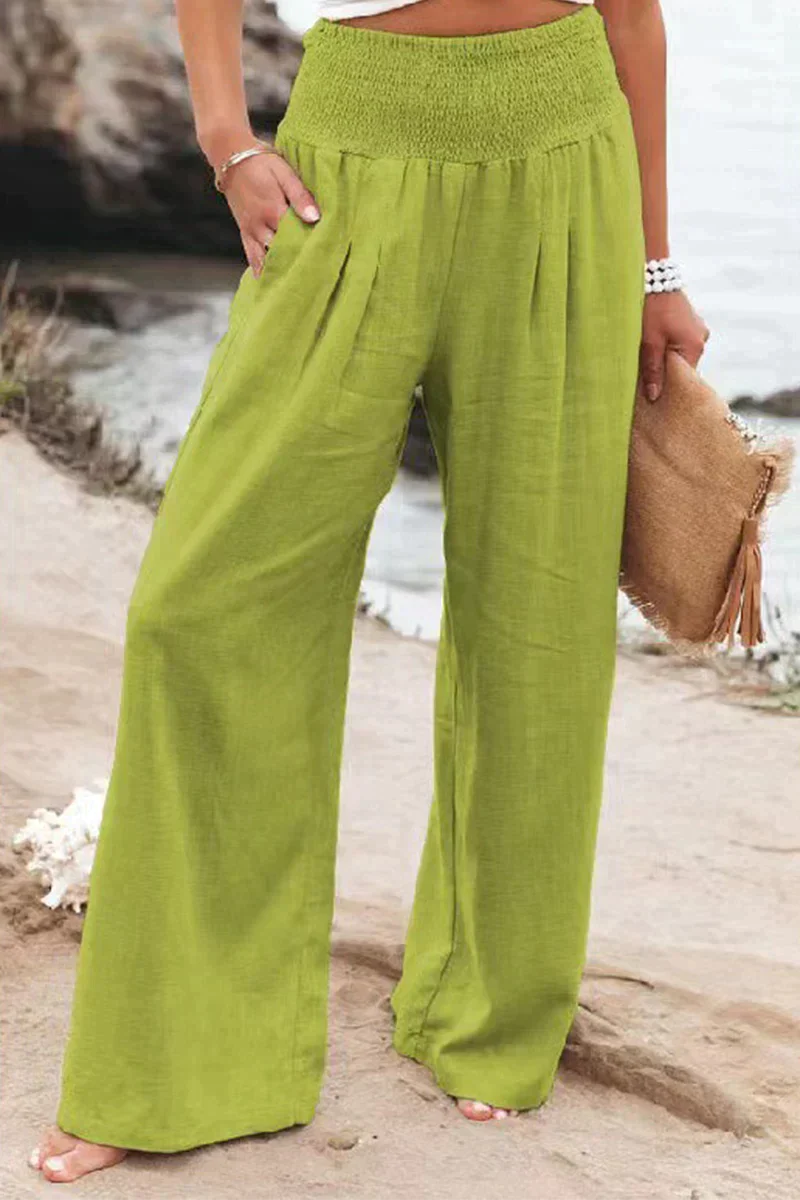 Marika - luftige und stylische hose Grun