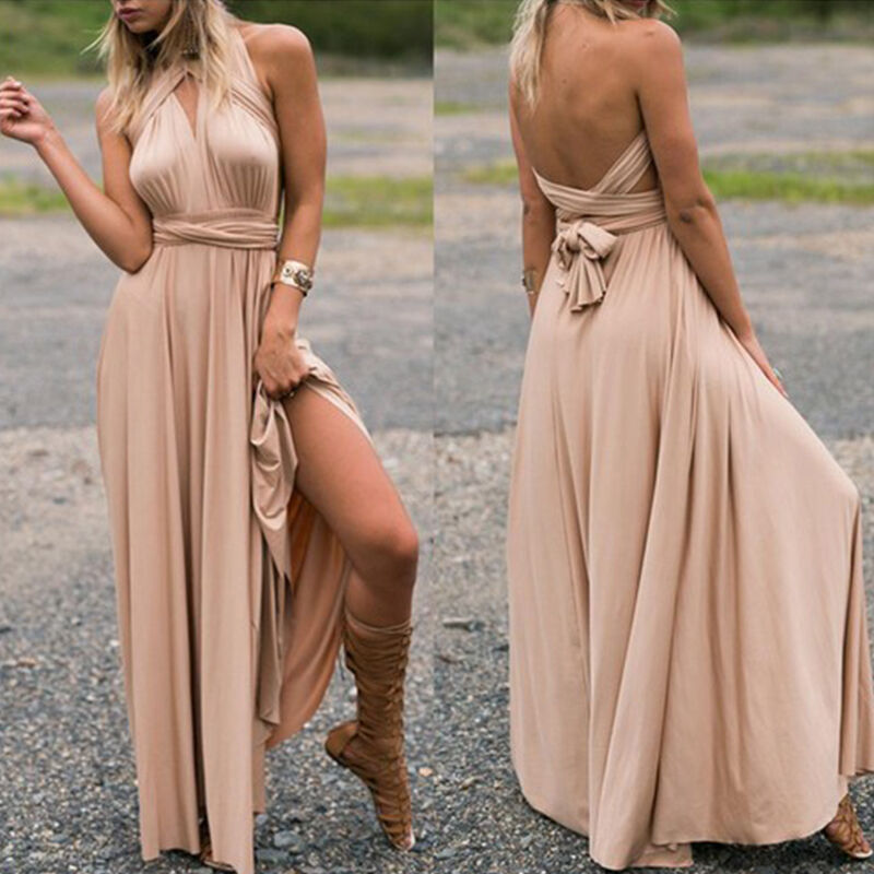 Marisa- Verwandelbares kleid Khaki