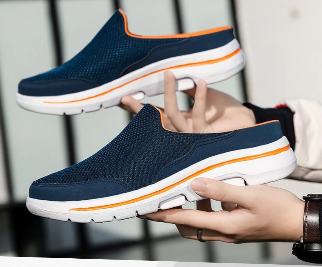 Martin- Orthopädische Barfuß Komfortschuhe für Herren Blau