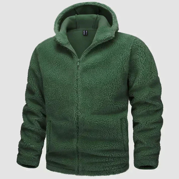 Gideon – Warme Herrenjacke mit Kapuze Winter