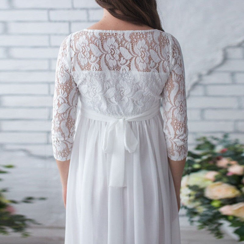 MomToBe - Spitze Schwangerschafts-Fotokleid