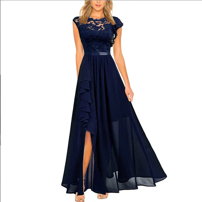Nerea- Maxi Kleid Marineblau