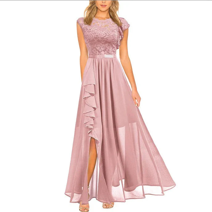 Nerea- Maxi Kleid Rosa