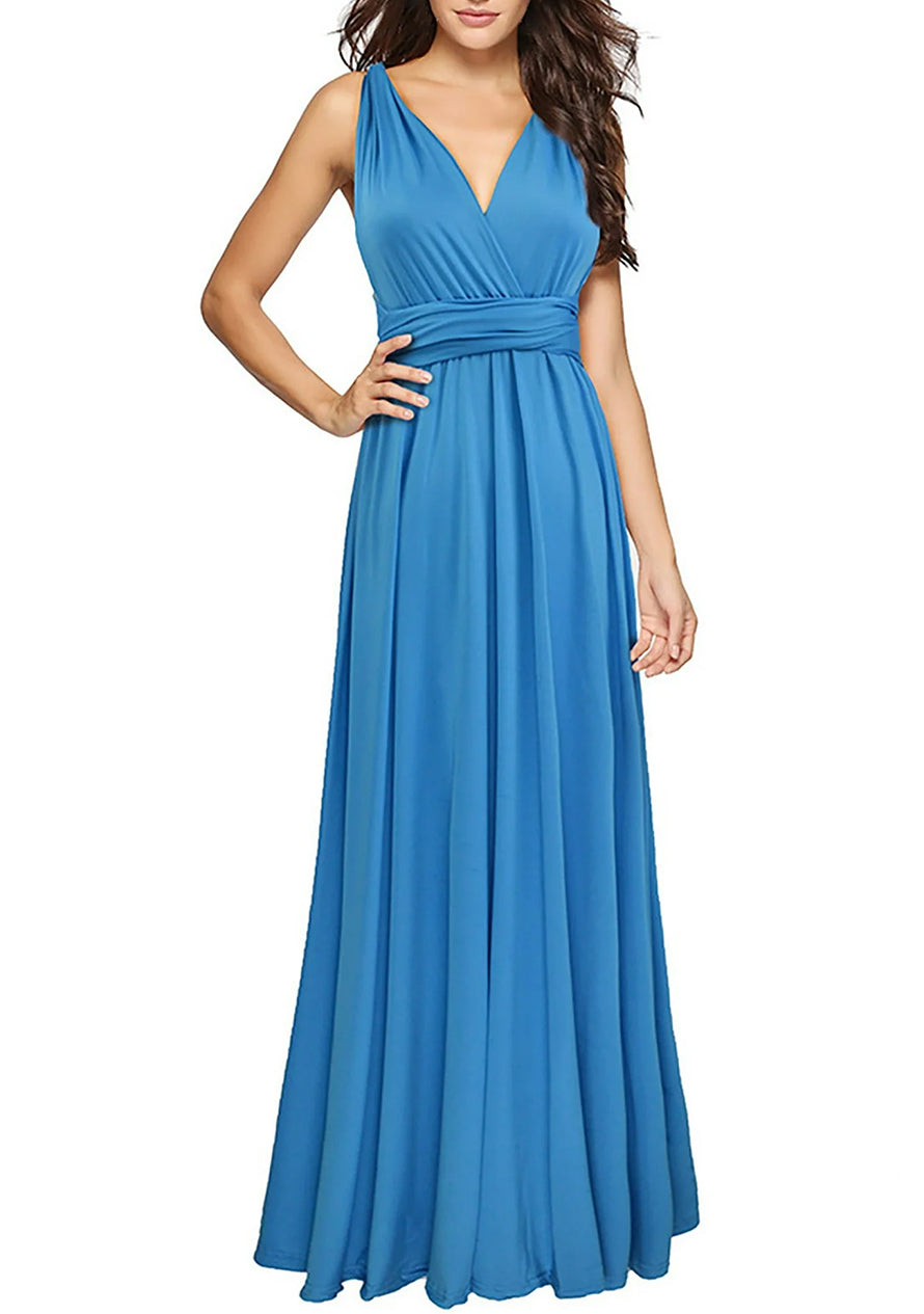Nessa- Multiway Wickelkleid Blau