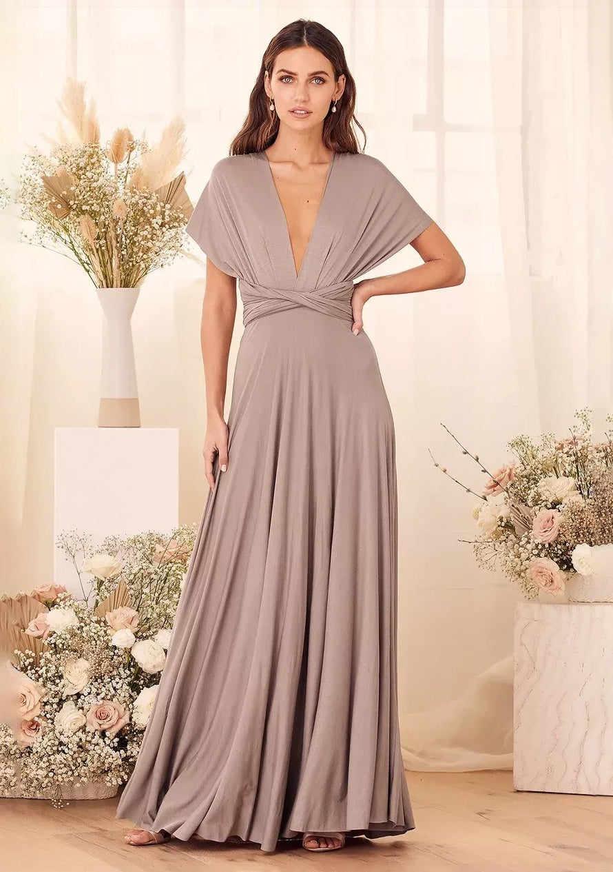 Nessa- Multiway Wickelkleid Braun