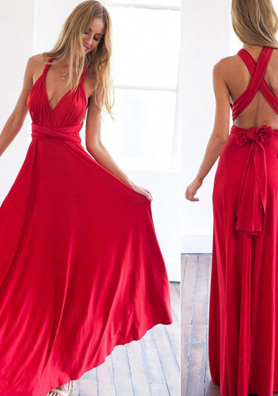 Nessa- Multiway Wickelkleid Rot