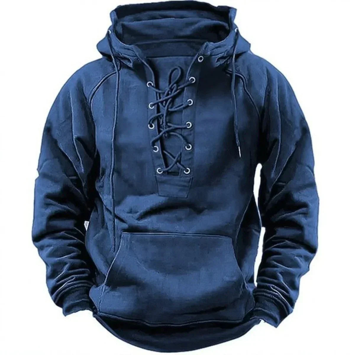 Neville – Widerstandsfähiger Kapuzenpullover Blau