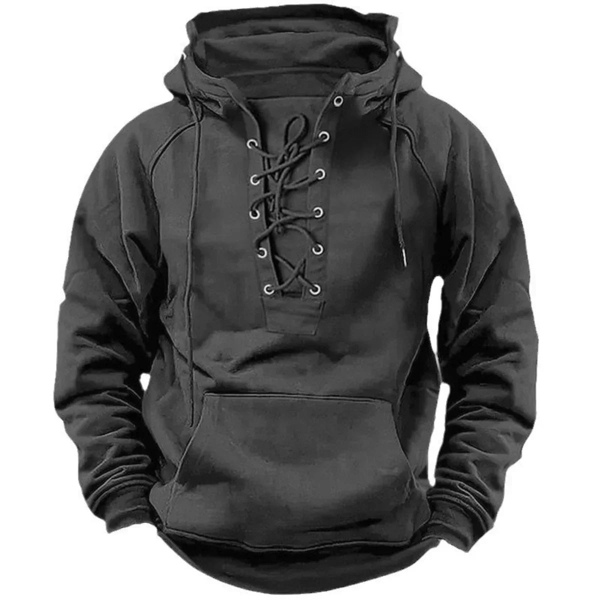 Neville – Widerstandsfähiger Kapuzenpullover Grau