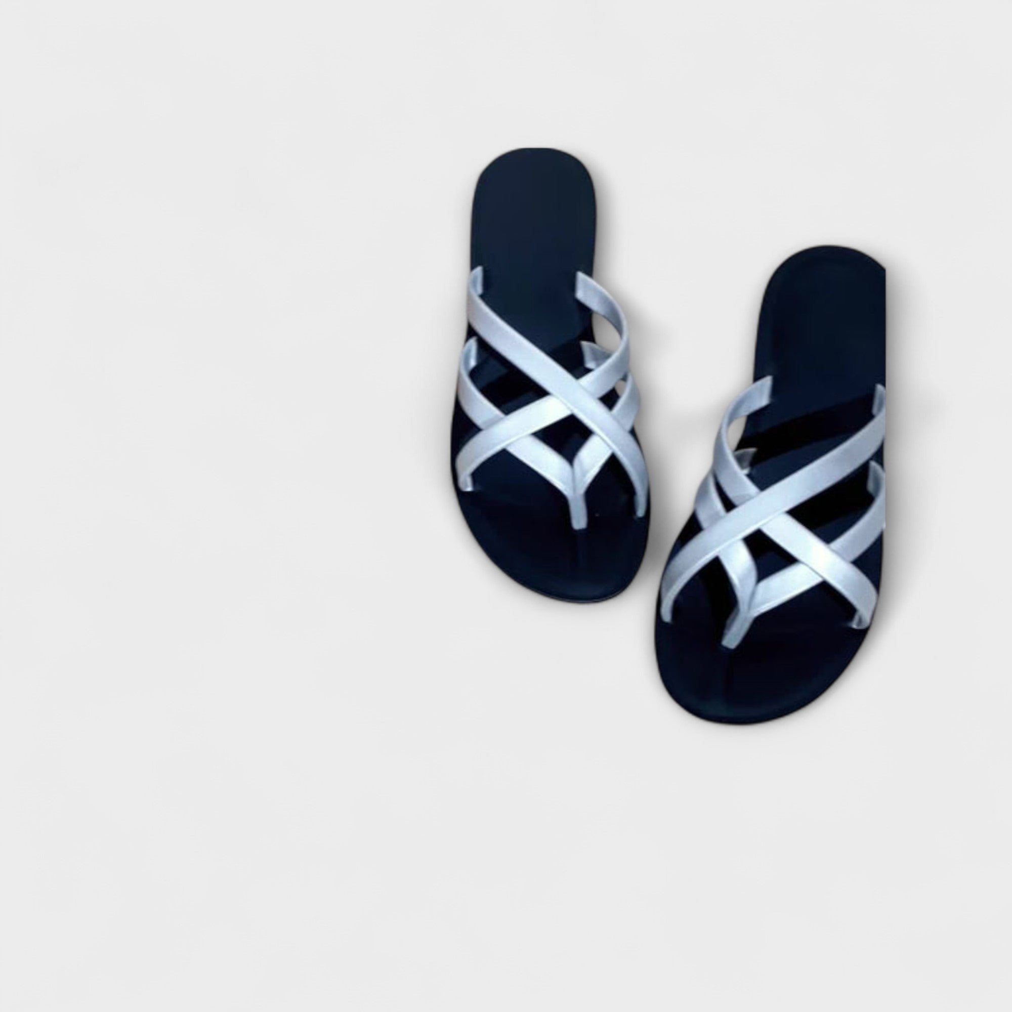 Nina- Bequeme Sandalen Silber 2