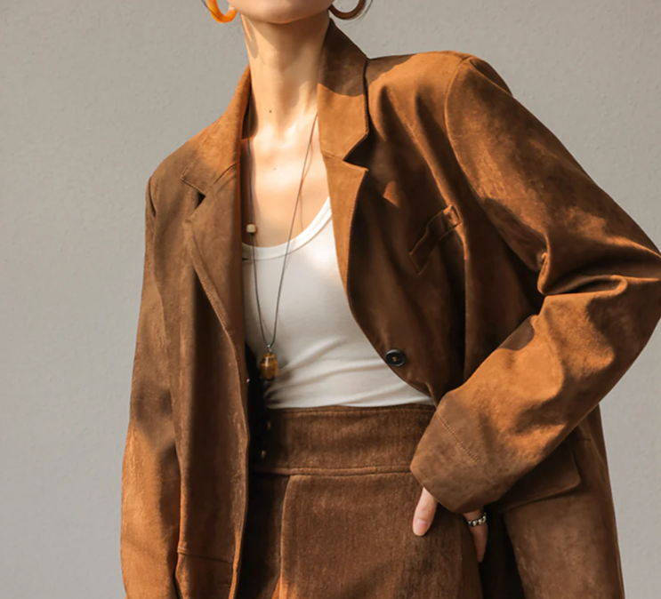 Noa – Schicker Suède Blazer