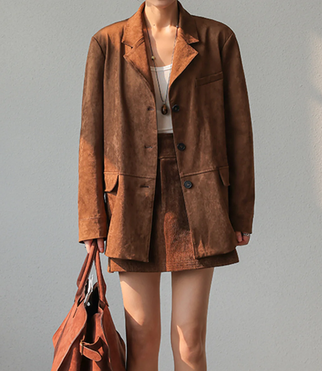 Noa – Schicker Suède Blazer