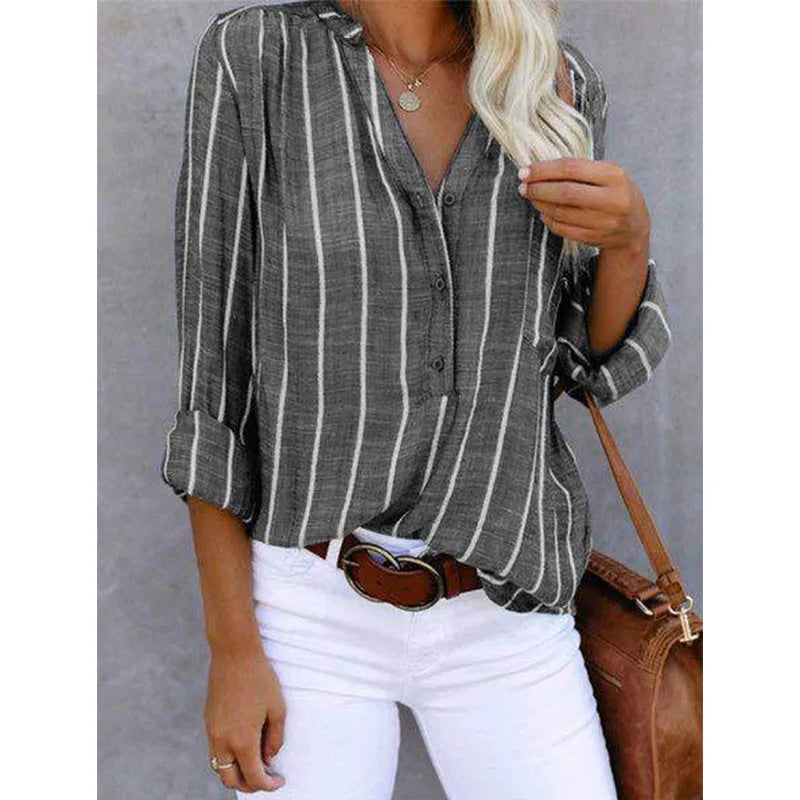 Norah - Modische Bluse für Damen Grau