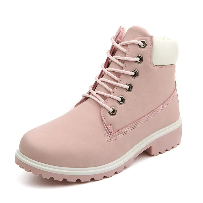 Nyla - Ava Klassische Damen Stiefel Rose