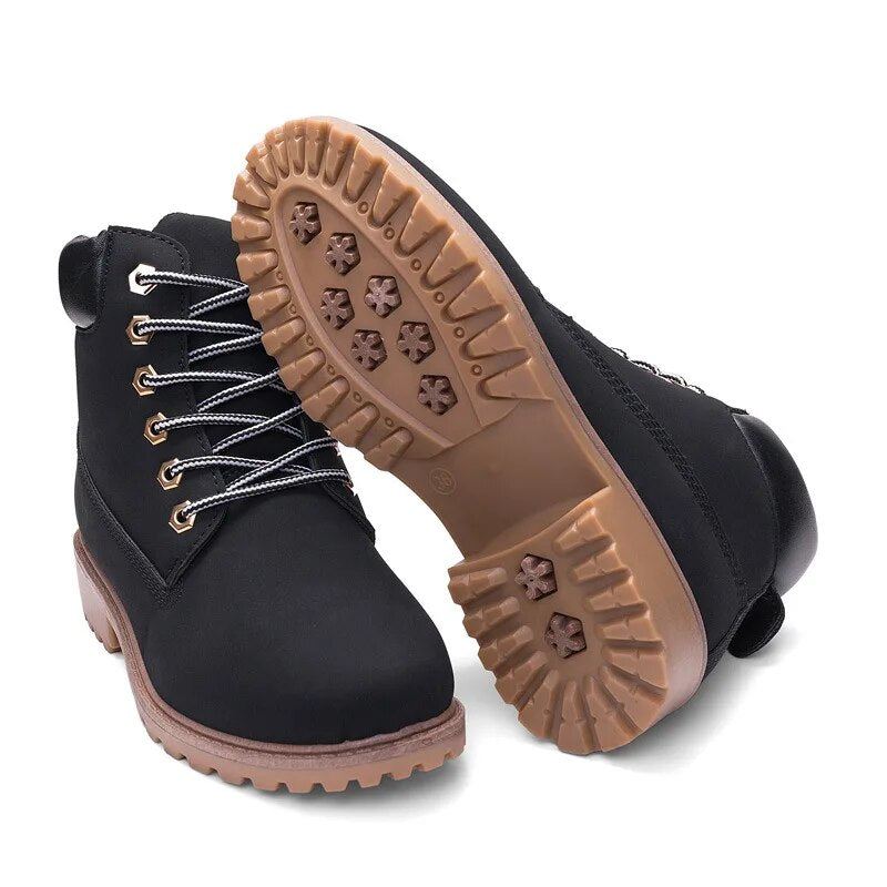 Nyla - Ava Klassische Damen Stiefel Schwarz
