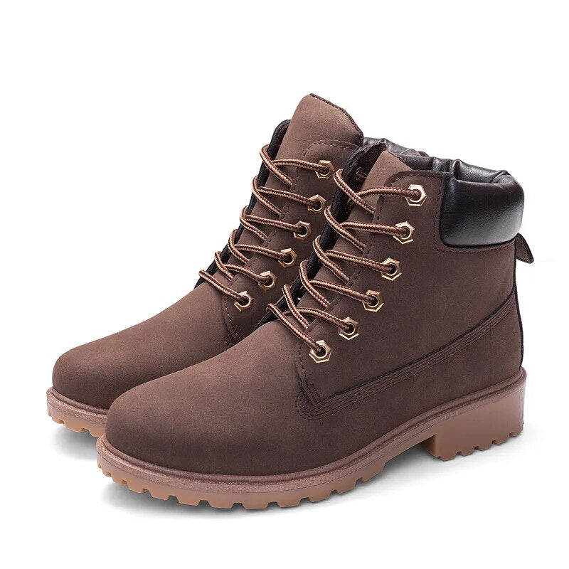 Nyla - Ava Klassische Damen Stiefel braun