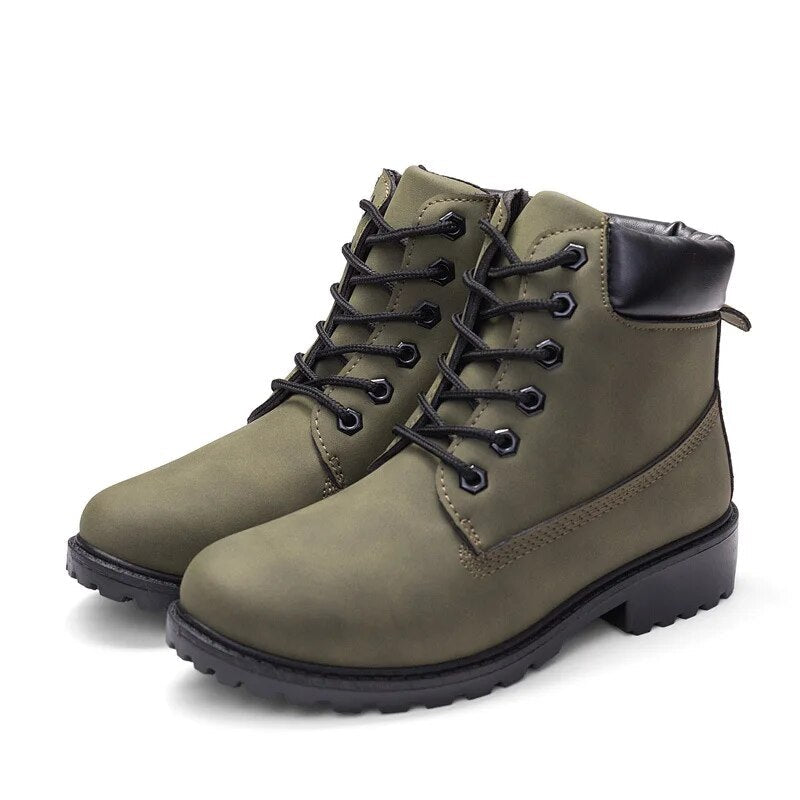 Nyla - Ava Klassische Damen Stiefel grun